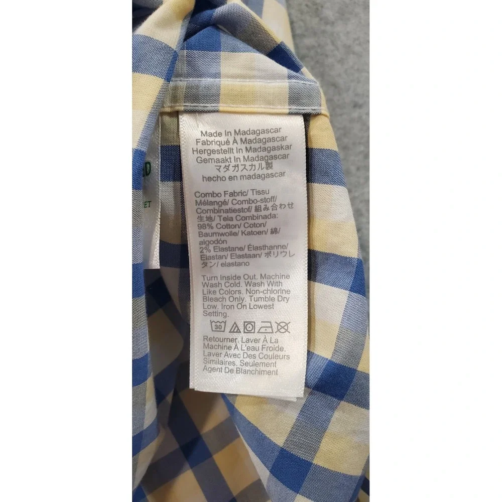 Lot of 2 J. Crew Plaid Button Down Shirts Medium‎ Classic / Slim Untucked